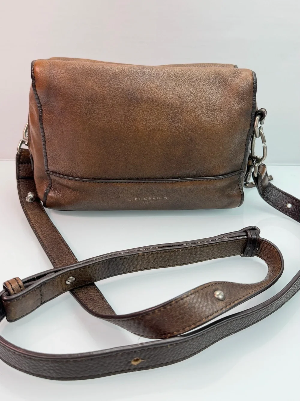 Liebeskind Berlin Crossbody Bag Soft Leather Brown